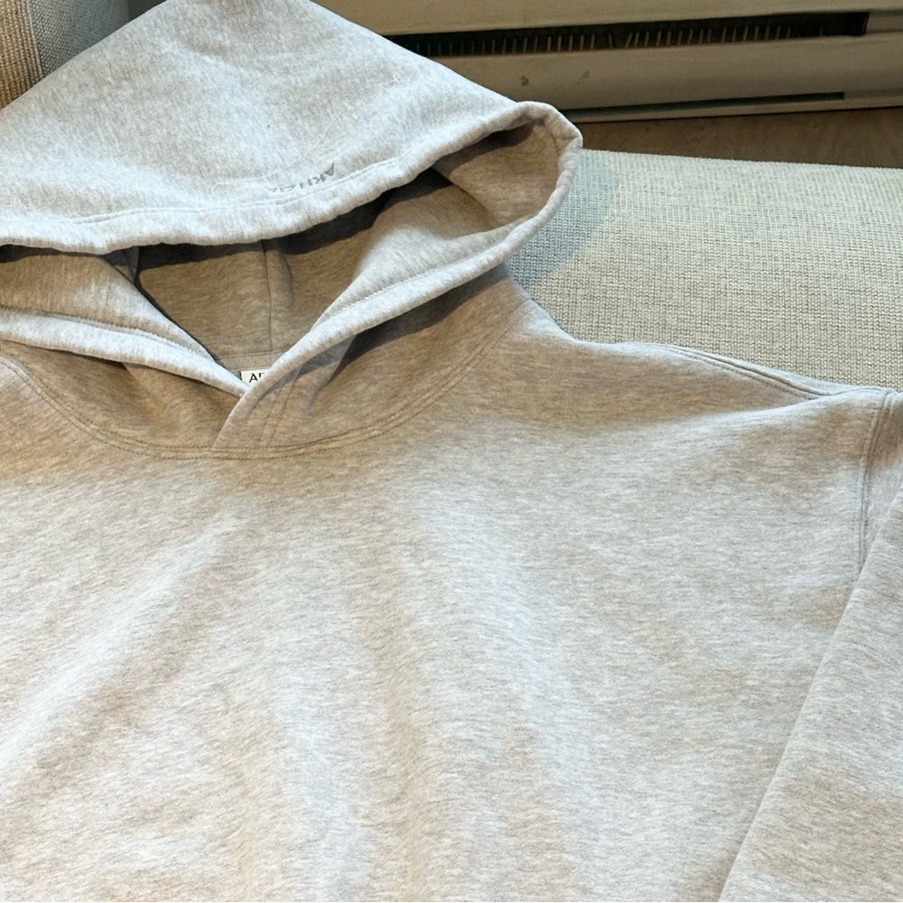 Aritzia Cozy Sweatfleece Perfect Crop Hoodie - Picture 5 of 6